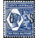 Queen Victoria with O.S. overprint wide - South Australia 1901