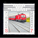 railroad  - Austria / II. Republic of Austria 2001 - 7 Shilling