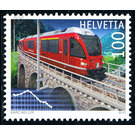 railway anniversaries  - Switzerland 2010 - 100 Rappen