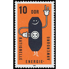 Rational use of energy  - Germany / German Democratic Republic 1981 - 10 Pfennig