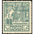 reconstruction  - Germany / Sovj. occupation zones / Province of Saxony 1946 - 6 Pfennig