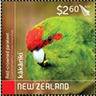 Red-Crowned Parakeet (Cyanoramphus novaezelandiae) - New Zealand 2020 - 2.60