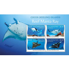 Reef Manta Ray (Mobula alfredi) - Cocos (Keeling) Islands 2021