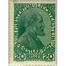 Regierungsjubiläum  - Liechtenstein 1918 - 20 Heller