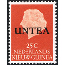 Regular Issue overprinted ``UNTEA`` - Melanesia / Netherlands New Guinea 1962 - 25