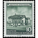 Restored historic buildings  - Germany / German Democratic Republic 1955 - 10 Pfennig