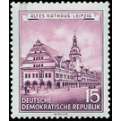 Restored historic buildings  - Germany / German Democratic Republic 1955 - 15 Pfennig