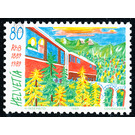 Rhaetian Railway  - Switzerland 1989 - 80 Rappen