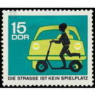 Road safety  - Germany / German Democratic Republic 1966 - 15 Pfennig