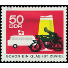 Road safety  - Germany / German Democratic Republic 1966 - 50 Pfennig