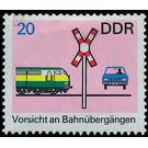 Road safety  - Germany / German Democratic Republic 1969 - 20 Pfennig