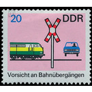 Road safety  - Germany / German Democratic Republic 1969 - 20 Pfennig