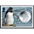 Rockhopper Penguin and Coin - South America / Falkland Islands 2020