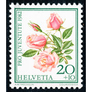 Roses - La belle Portugaise  - Switzerland 1982 - 20 Rappen