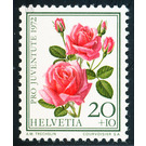 roses  - Switzerland 1972 - 20 Rappen