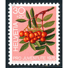 Rowan Tree (Sorbus aucuparia)  - Switzerland 1975 - 30 Rappen