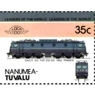 S.N.C.F. CC 7121 CO-CO 1952 France - Polynesia / Tuvalu, Nanumea 1985