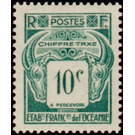 Sales tax collectable - Polynesia / French Oceania 1948 - 10