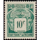 Sales tax collectable - Polynesia / French Oceania 1948 - 10