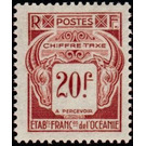 Sales tax collectable - Polynesia / French Oceania 1948 - 20