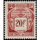 Sales tax collectable - Polynesia / French Oceania 1948 - 20