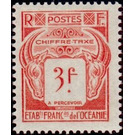 Sales tax collectable - Polynesia / French Oceania 1948 - 3