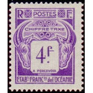 Sales tax collectable - Polynesia / French Oceania 1948 - 4