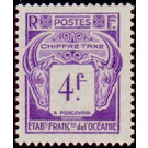 Sales tax collectable - Polynesia / French Oceania 1948 - 4