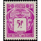 Sales tax collectable - Polynesia / French Oceania 1948 - 5