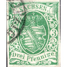 Saxony Coat of Arms - Germany / Old German States / Saxony 1852 - 3