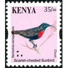 Scarlet-chested Sunbird (Chalcomitra senegalensis) - East Africa / Kenya 2014 - 35