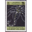 Scorpio with Antares. - Micronesia / Gilbert Islands 1978 - 25