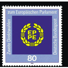 Second direct elections to the European Parliament  - Germany / Federal Republic of Germany 1984 - 80 Pfennig