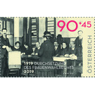 Series: 100 years of the VÖPh - 100 years of women's suffrage in Austria  - Austria / II. Republic of Austria 2019 - 90 Euro Cent