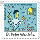 Series "For Charity" - Grimms' Fairy Tales - The Brave Little Tailor - "In the tailor shop"  - Germany / Federal Republic of Germany 2019 - 70 Euro Cent