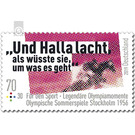 Series "For Sports" - Legendary Olympic Moments - "And Halla laughs, as if she'd know what it's all about"  - Germany / Federal Republic of Germany 2019 - 70 Euro Cent