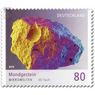 Series "Microworlds" - Lunar rock  - Germany / Federal Republic of Germany 2019 - 80 Euro Cent