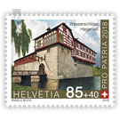 Series Pro Patria - Castles in Switzerland - Water castle Hagenwil  - Switzerland 2018 - 85 Rappen
