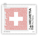 Series Pro Patria - The Swiss flag - The Red  - Switzerland 2019 - 85 Rappen