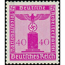 Service stamp series: official stamps of the party  - Germany / Deutsches Reich 1938 - 40 Reichspfennig