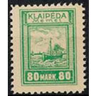 Ship - Germany / Old German States / Memel Territory 1923 - 80