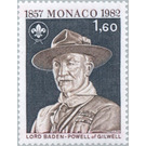 Sir Robert Baden Powell (1857-1941), founder - Monaco 1982 - 1.60
