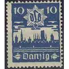 Skyline of Danzig with DLB emblem - Poland / Free City of Danzig 1937 - 10