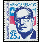 Solidarity with the Chilean people  - Germany / German Democratic Republic 1973 - 25 Pfennig