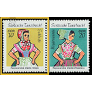 Sorbian dance costumes  - Germany / German Democratic Republic 1971 - 10 Pfennig