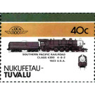 Southern Pacific Railroad Class 4300 4-8-2 1923 USA - Polynesia / Tuvalu, Nukufetau 1986