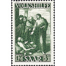 Special stamp series: Charity issue in favor of Volkshilfe - Germany / Saarland 1949 - 12 Franc