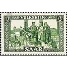 Special stamp series: Charity issue in favor of Volkshilfe - Germany / Saarland 1950 - 1,200 Pfennig