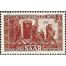 Special stamp series: Charity issue in favor of Volkshilfe - Germany / Saarland 1950 - 1,500 Pfennig
