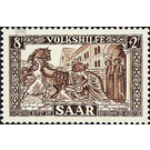 Special stamp series: Charity issue in favor of Volkshilfe - Germany / Saarland 1950 - 800 Pfennig